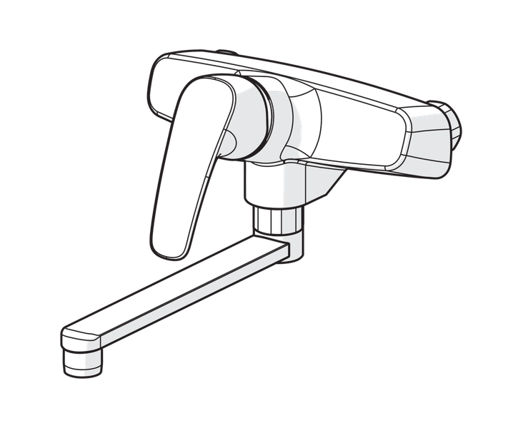 Aputilahana Oras 1036 Safira 200 mm kääntyvällä juoksuputkella