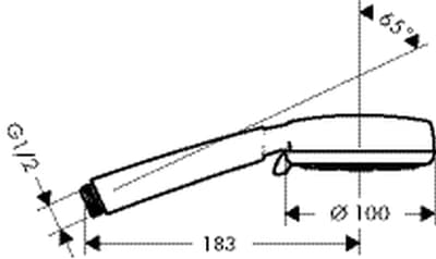 Käsisuihku Hansgrohe 26824400 Crometta 100 Vario