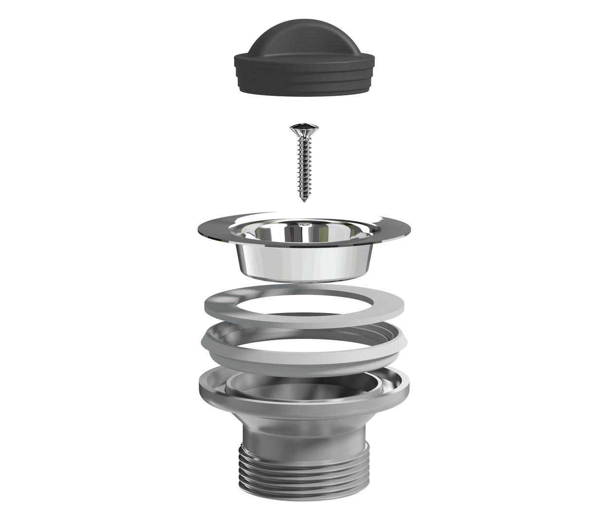 Pohjaventtiili Prevex 1 1/2 Muovi