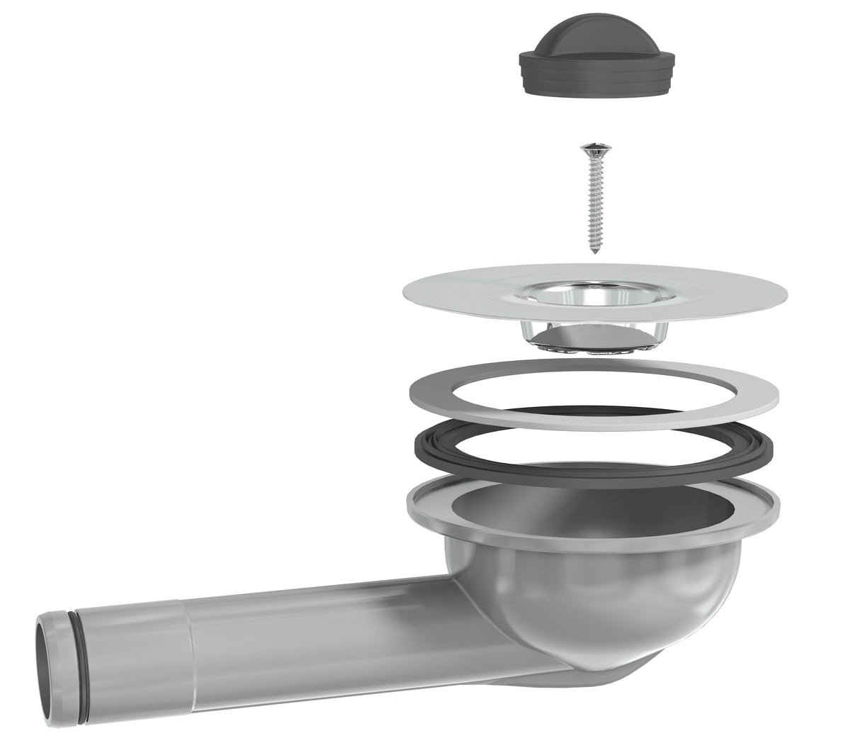 Pohjaventtiili Prevex 13935 114mm sihti 70mm Tulppa