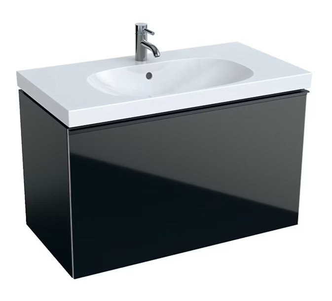 Allaskaappi Geberit Acanto 890x535x475 mm Musta Matta - KarelianStore