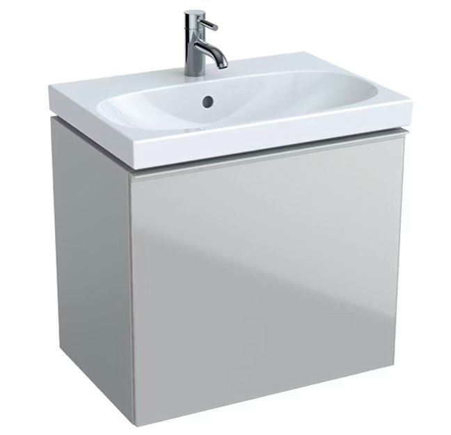 Allaskaappi Geberit Acanto Compact 595x535x416 mm Hiekanharmaa - KarelianStore