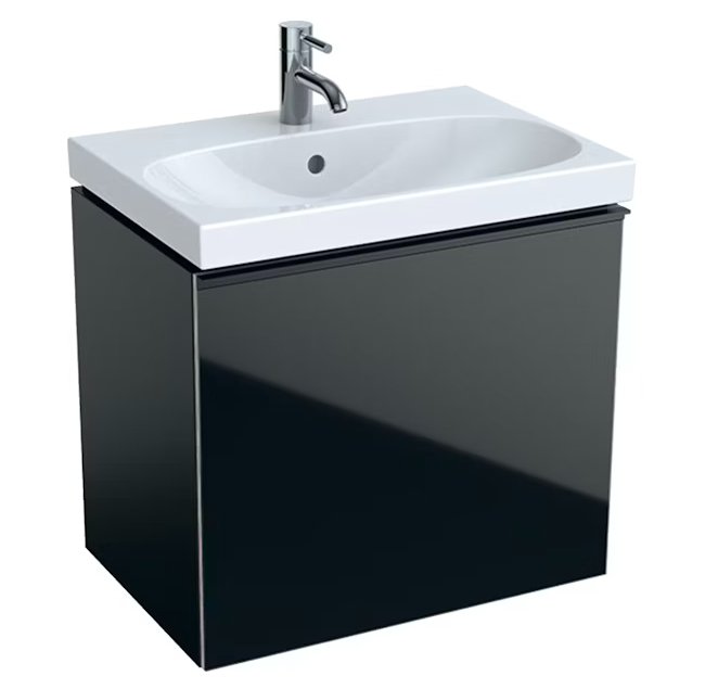 Allaskaappi Geberit Acanto Compact 595x535x416 mm Musta - KarelianStore