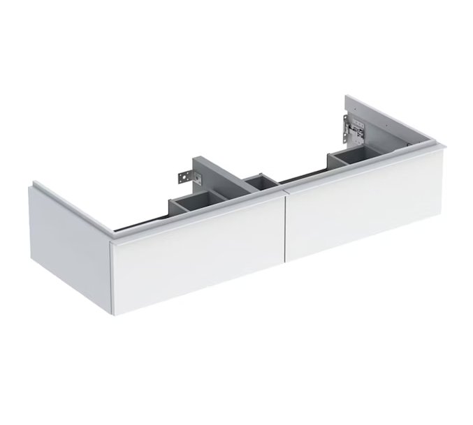 Allaskaappi Geberit Icon 1184x476x247 mm Valkoinen Kahdella Laatikolla - KarelianStore