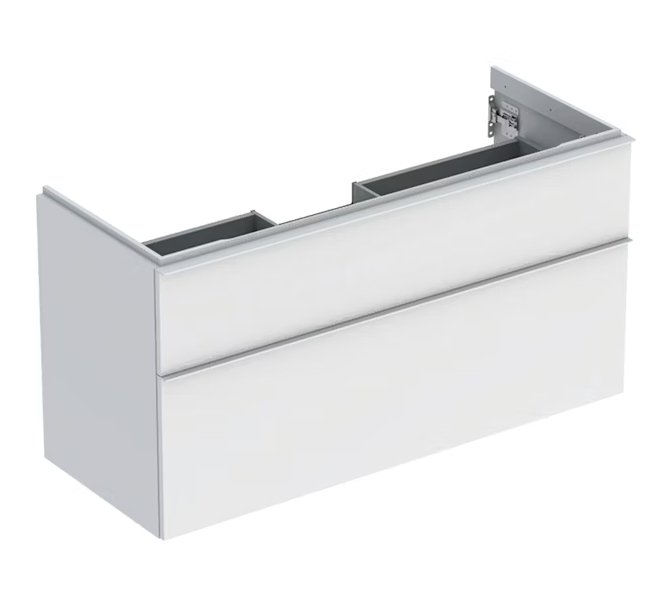 Allaskaappi Geberit Icon 1184x476x615 mm Mattavalkoinen Kahdella Laatikolla - KarelianStore