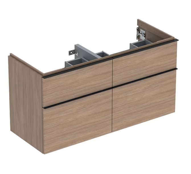 Allaskaappi Geberit Icon 1184x476x615 mm Tammi Neljällä Laatikolla - KarelianStore