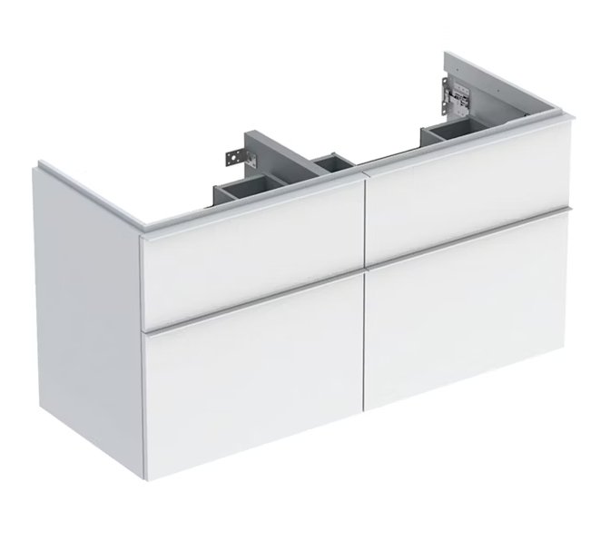 Allaskaappi Geberit Icon 1184x476x615 mm Valkoinen Neljällä Laatikolla - KarelianStore