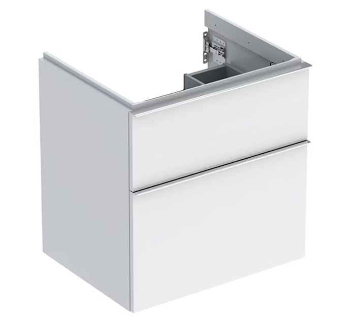 Allaskaappi Geberit Icon 592x476x615 mm Valkoinen Kromi - KarelianStore