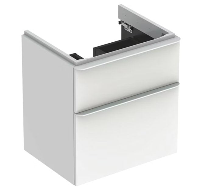 Allaskaappi Geberit Smyle Square 584x617x470 mm Valkoinen Korkeakiilto - KarelianStore