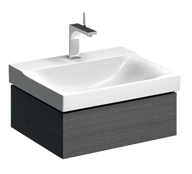 Allaskaappi Geberit Xeno2 580x220x462 mm Sculturan Harmaa Puukuvio - KarelianStore