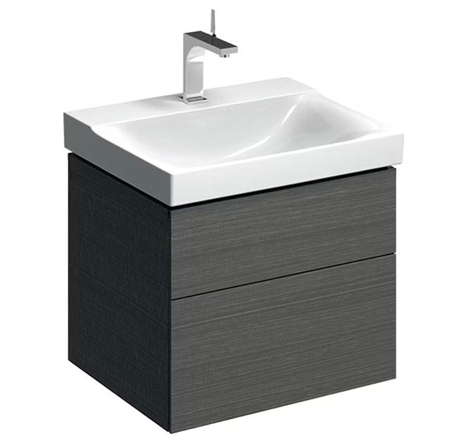 Allaskaappi Geberit Xeno2 580x530x462 mm Sculturan Harmaa Puukuvio - KarelianStore