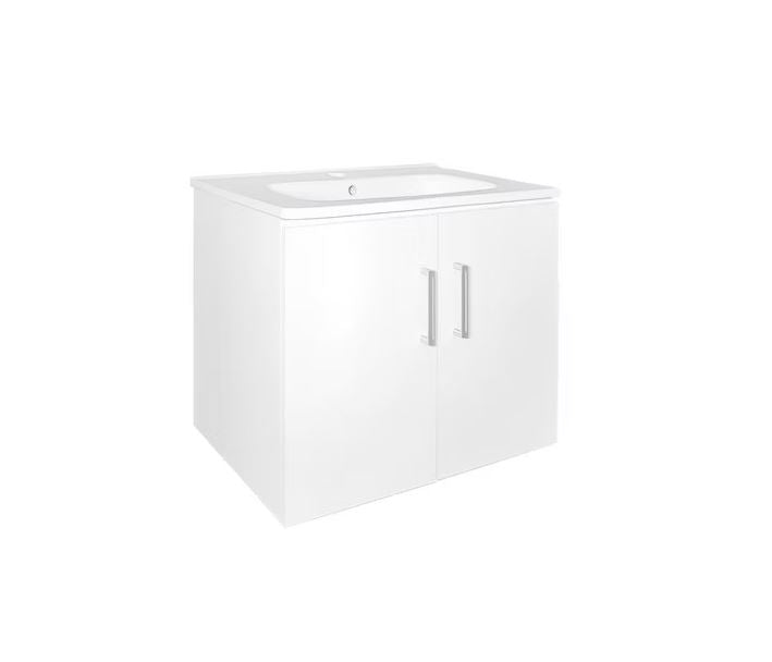 Allaskaappi Tammiholma Viilu Ovilla 600x390x500 mm Valkoinen - KarelianStore