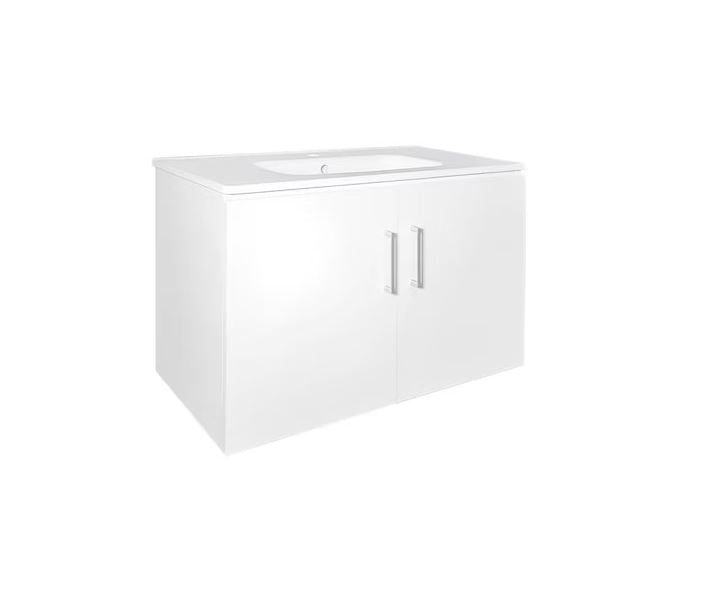 Allaskaappi Tammiholma Viilu Ovilla 800x390x500 mm Valkoinen - KarelianStore