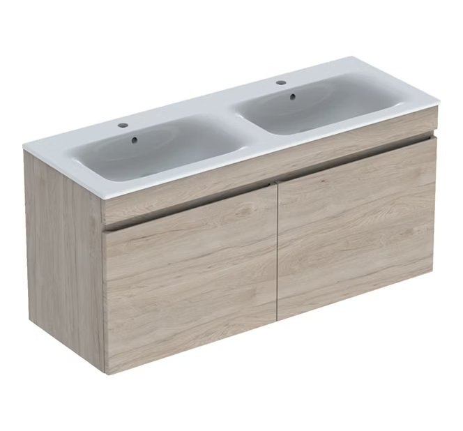 Allaskaappipaketti Geberit Renova Plan 1300x480x622 mm Hikkoripuu Vaalea - KarelianStore