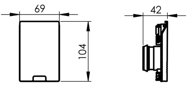 Allaway kansiasetelma keskuspölynimurille valkoinen 80175 - KarelianStore