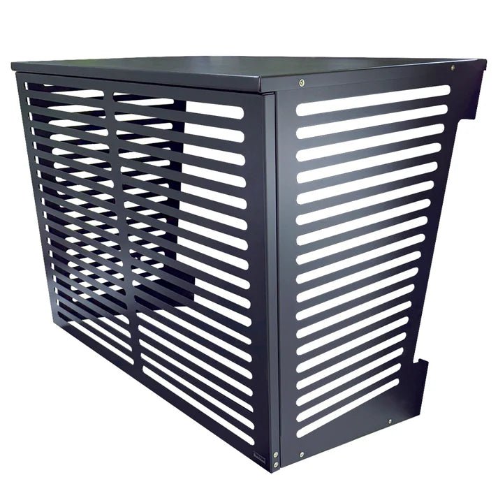 Alumiininen ilmalämpöpumpun suojakotelo Tumman harmaa - KarelianStore