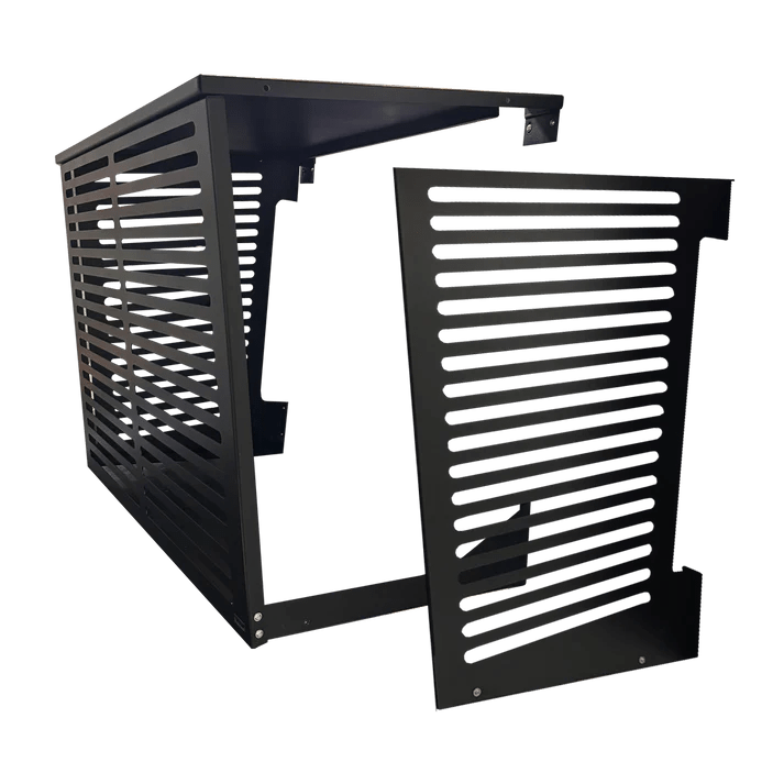 Alumiininen ilmalämpöpumpun suojakotelo Tumman harmaa - KarelianStore