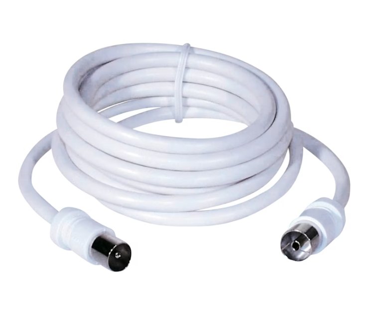 Antenniliitosjohto Laatuantenni R/TV IEC A-luokka 4m - KarelianStore