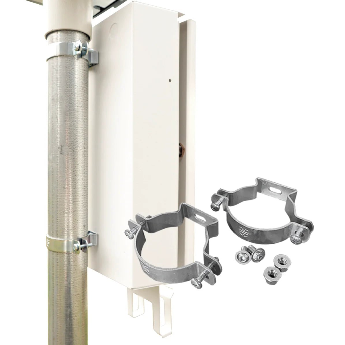 Asennussarja 52 - 61 mm tolppaan Sähköauton laturin telineelle - KarelianStore