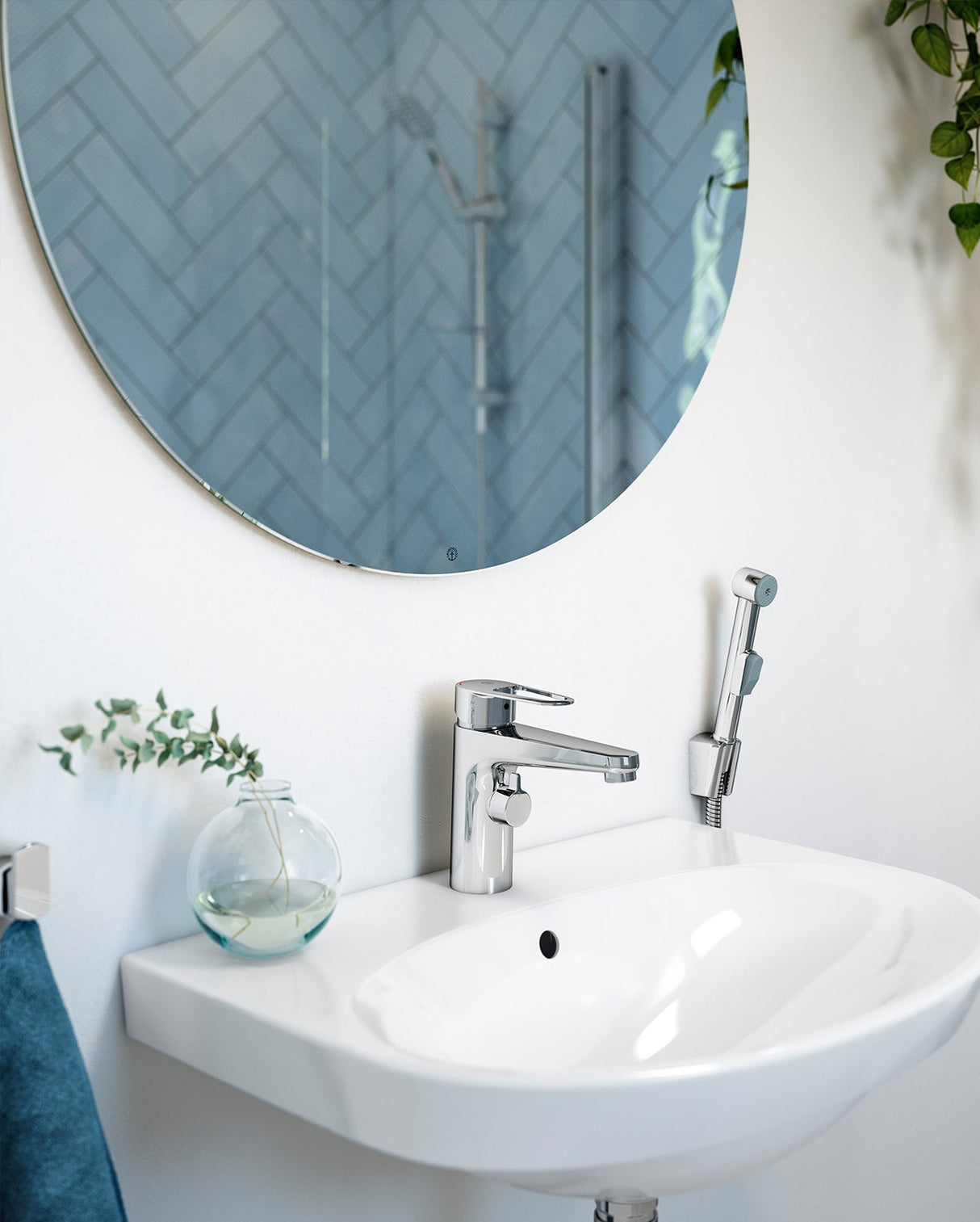 Gustavsberg Nautic pesuallashana pesukoneventtiilillä ja käsisuihkulla - KarelianStore