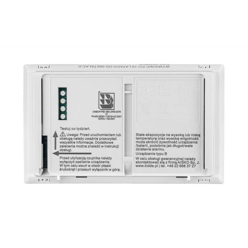 Häkäilmaisin Kidde K10LLDCONDC Näytöllä Paristokäyttöinen - KarelianStore