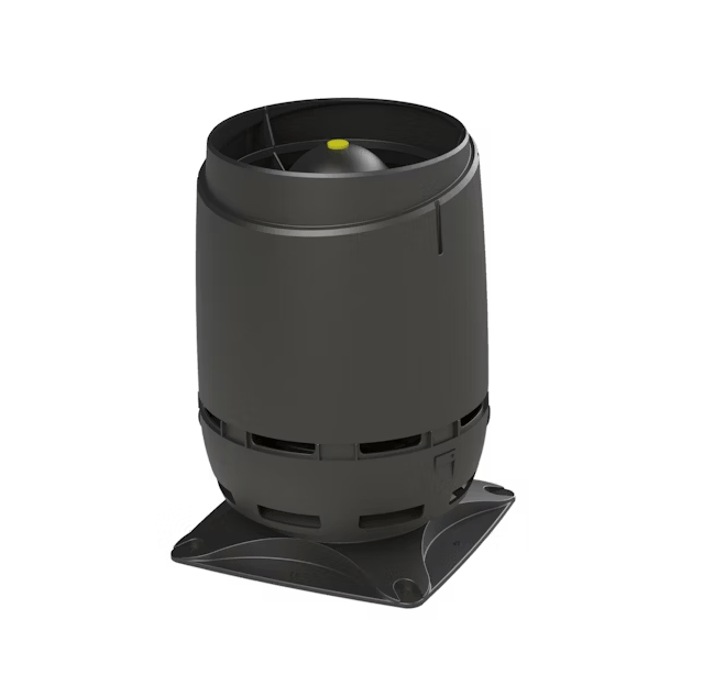 Ilmanvaihdon Poisto Vilpe Flow 125S 250x250 Musta - KarelianStore