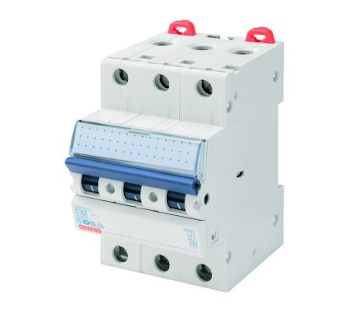 Johdonsuojakatkaisija Gewiss GW92071 3x40A C - käyrä 6Ka - KarelianStore