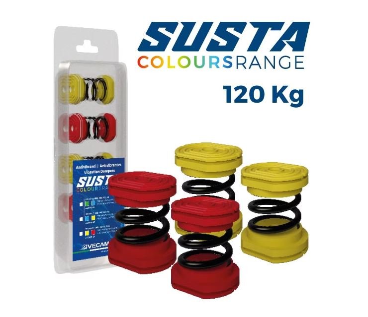 Jousivärinänvaimennin Vecamco Susta 120 kg - KarelianStore