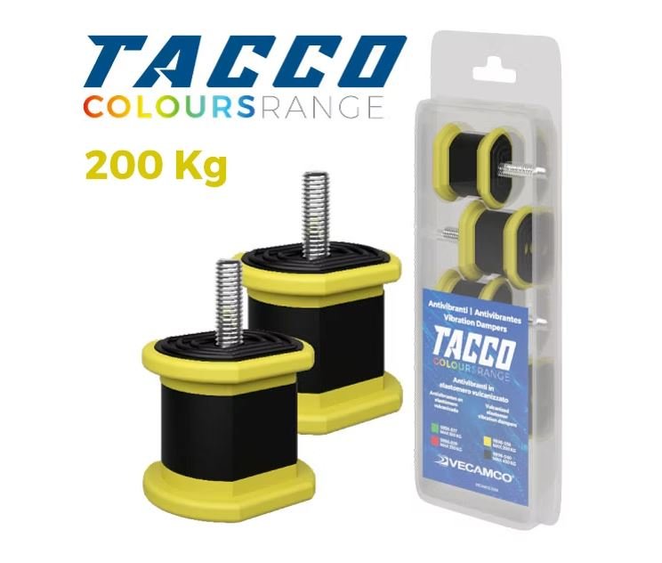 Jousivärinänvaimennin Vecamco Tacco 200 kg - KarelianStore
