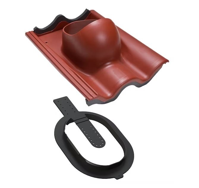 Kattoläpivienti Vilpe Click Tiili Punainen - KarelianStore