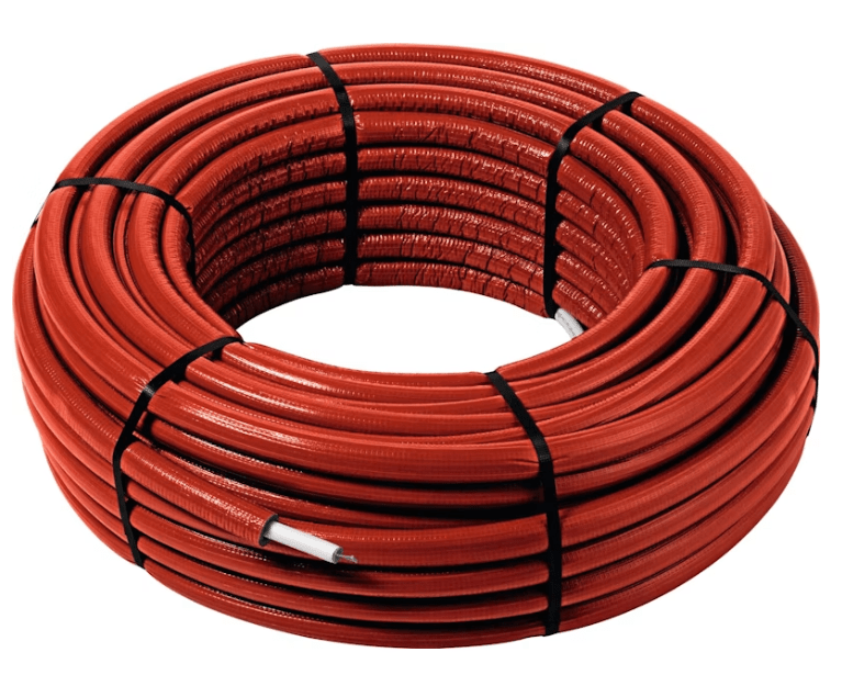 Komposiittiputki Viega 16x2.0 Eristetty 6 mm Punainen 75m - KarelianStore