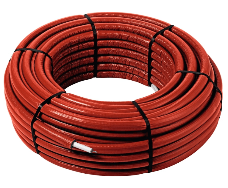 Komposiittiputki Viega 20x2.3 mm Eristetty 6 mm Punainen 75m - KarelianStore