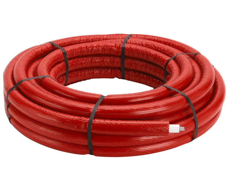 Komposiittiputki Viega 25x2.3 mm Eristetty 9 mm Punainen 25m - KarelianStore