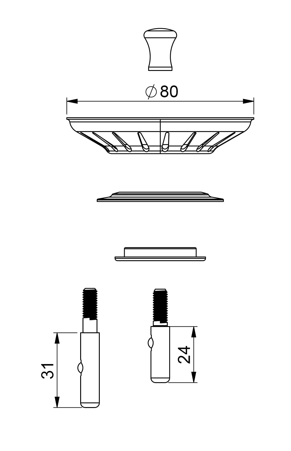 Koripohjaventtiilin sihtitulppa Prevex - KarelianStore