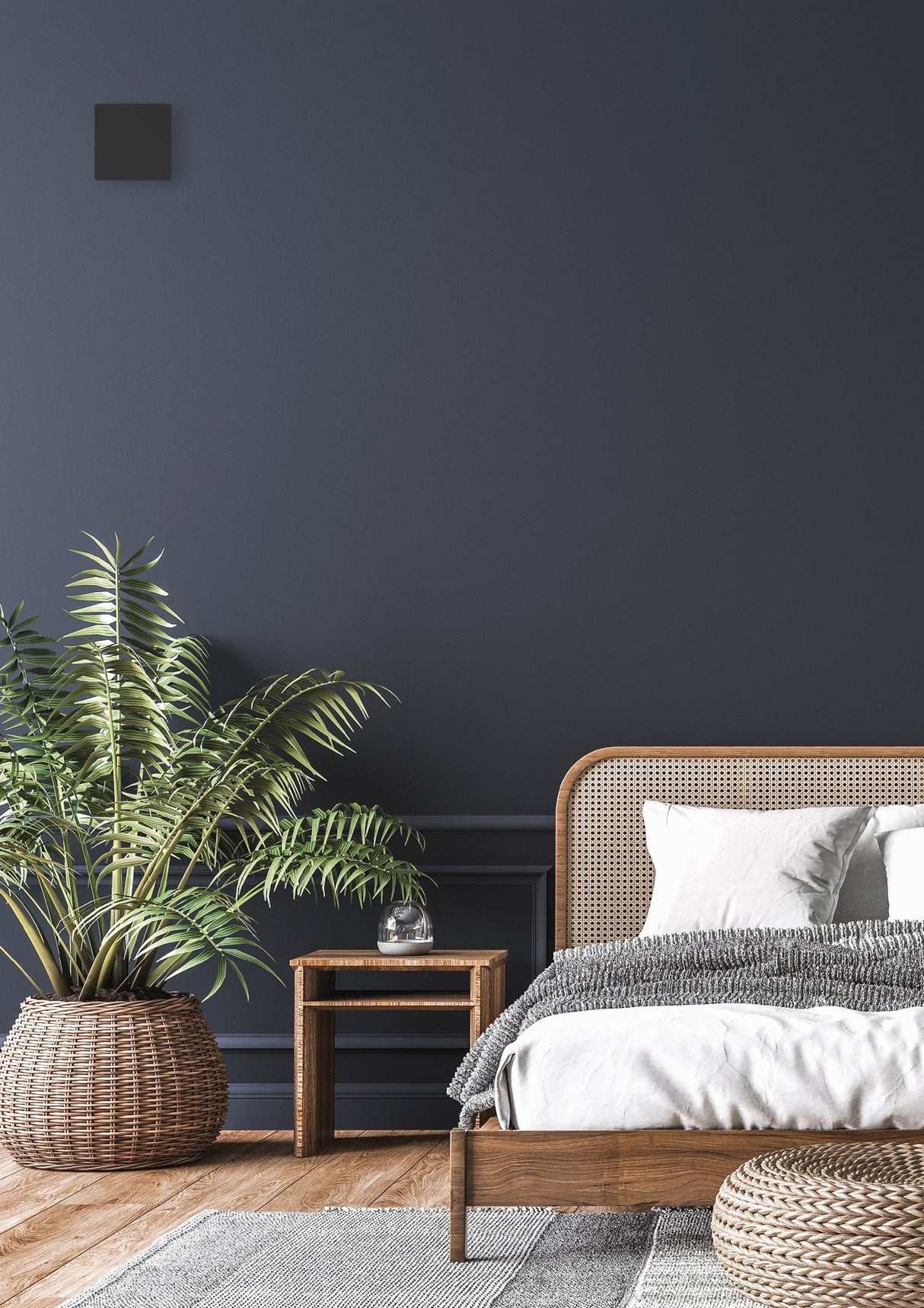 Korvausilmaventtiili Fresh TL100DE Musta - KarelianStore