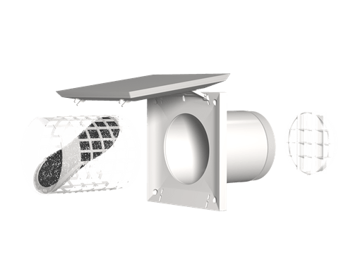 Korvausilmaventtiili Fresh TL80DE - DBS - KarelianStore