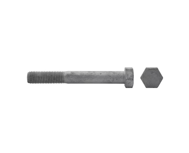Kuusioruuvi PROF DIN931 Osakierre Kuumasinkitty 8.8 M16x140 10 kpl - KarelianStore