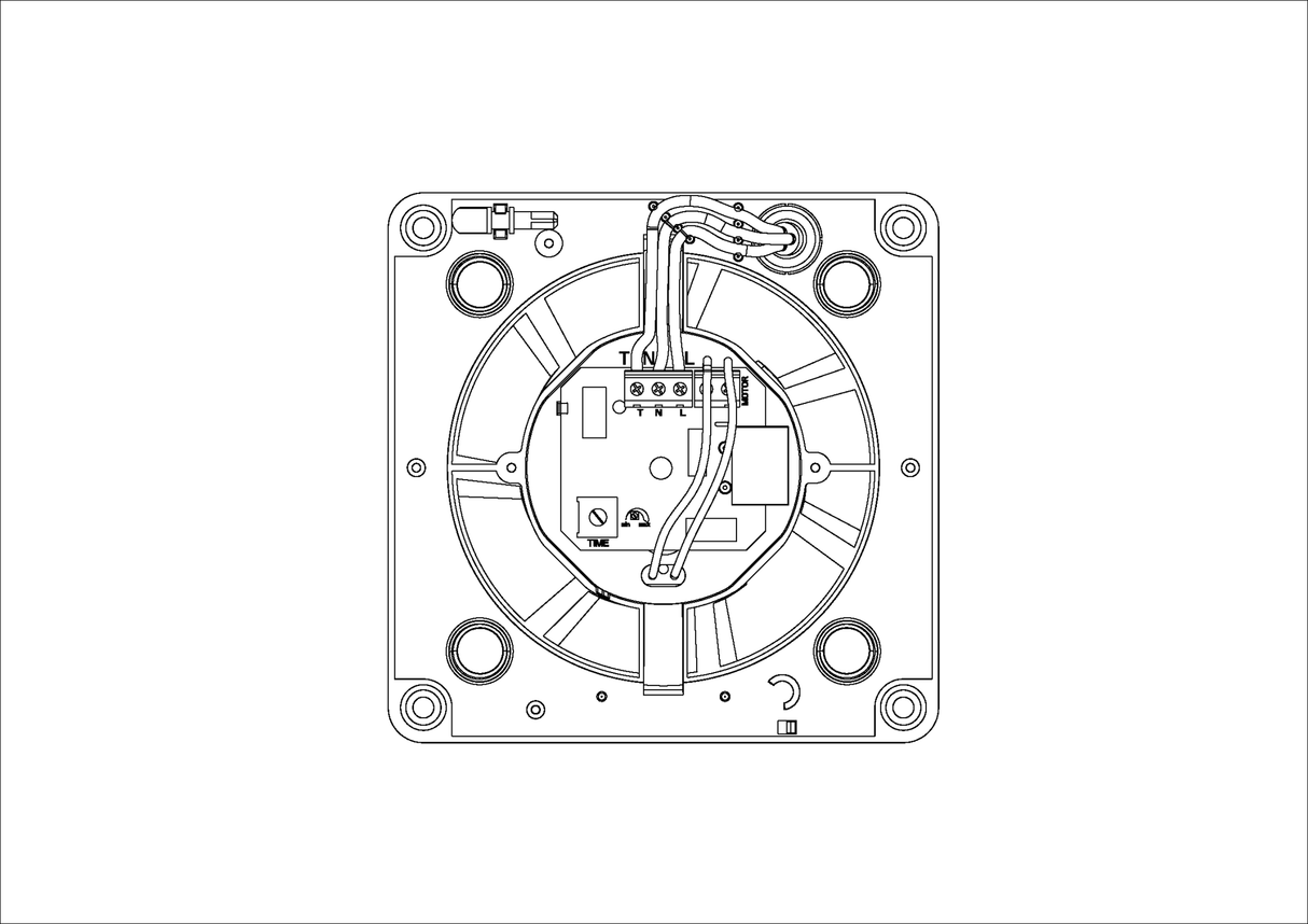 Kylpyhuonepuhallin Opal WEB100ZT Ajastimella - KarelianStore