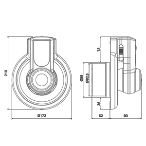 Kylpyhuonepuhallin PAX Passad 00 - KarelianStore