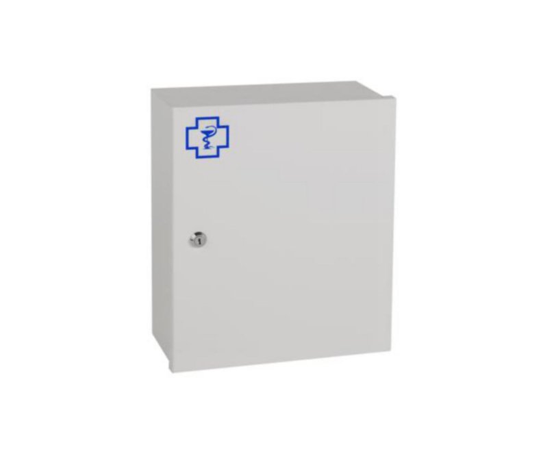 Lääkekaappi Polaria LK 35 Teräs Sylinterilukko 300x350x130 mm - KarelianStore