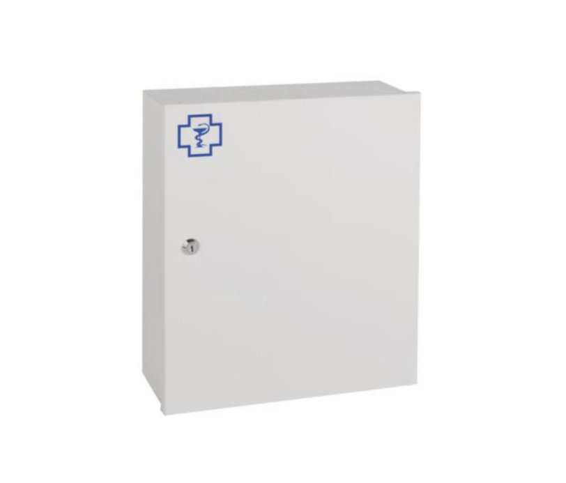 Lääkekaappi Polaria LK 40 Teräs Sylinterilukko 330x400x130 mm - KarelianStore