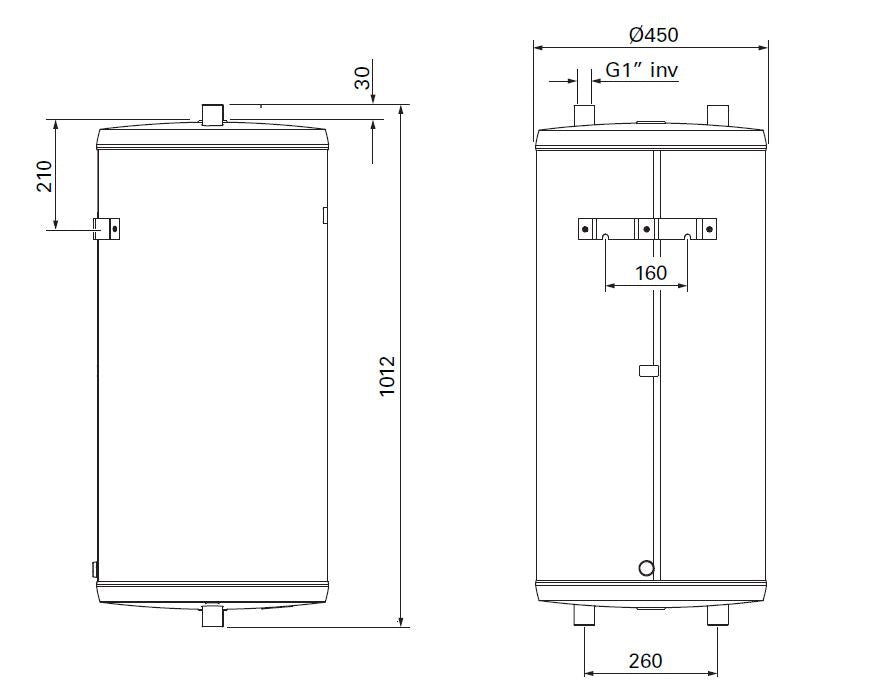 Lämpöpuskurisäiliö NIBE UKV 100 - KarelianStore