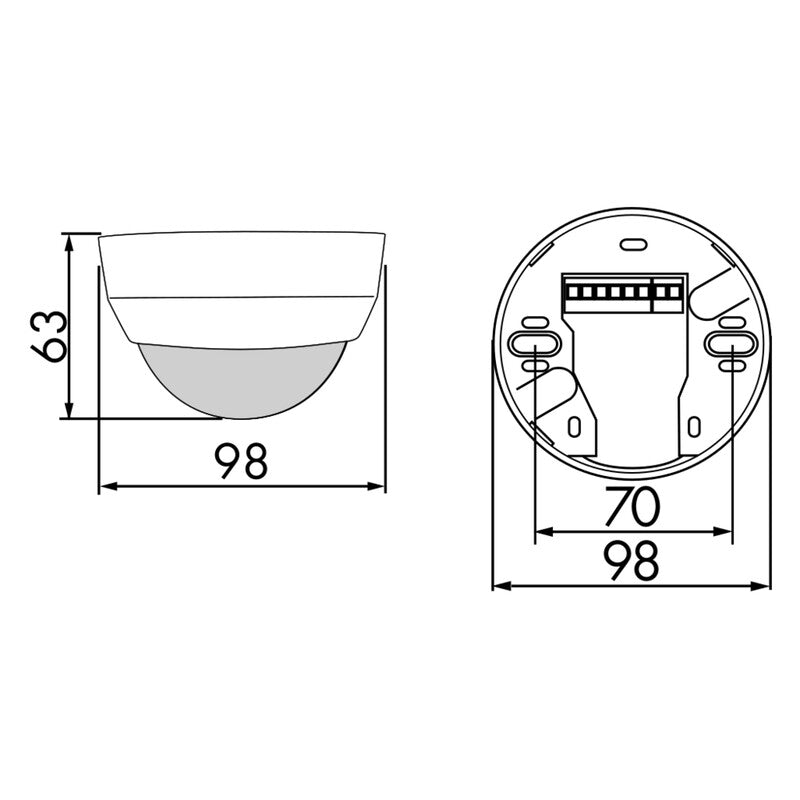 Läsnäolotunnistin Luxomat PD4 - M - 1C - AP Valonmittauksella - KarelianStore
