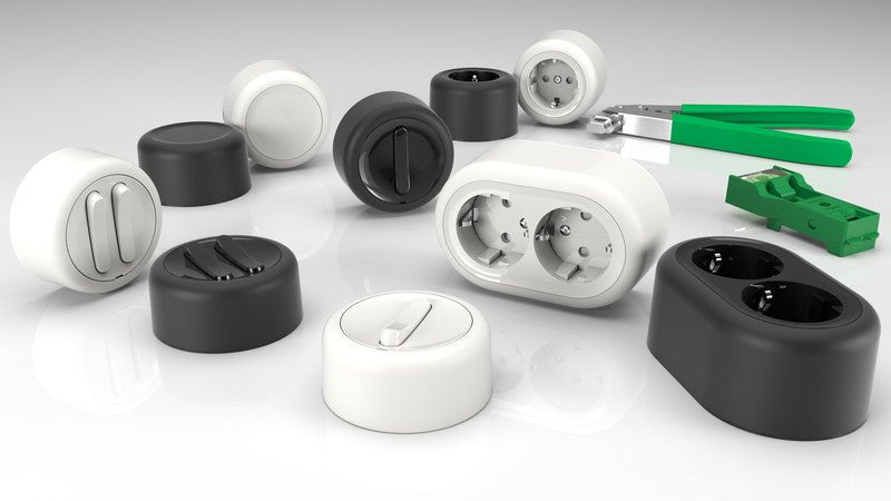 Lattiatermostaatti Schneider Electric Renova Valkoinen - KarelianStore