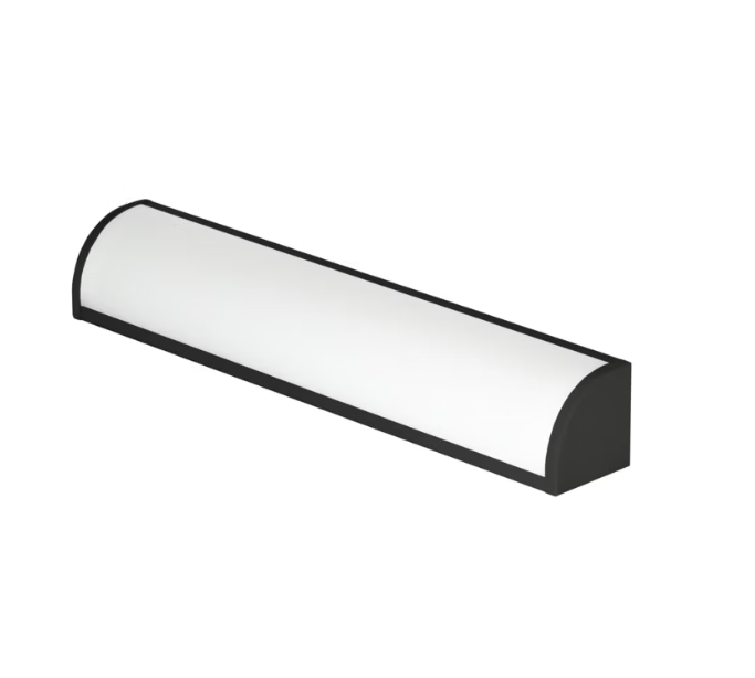 LED - Jäähdytysprofiili Saas Highline Strip Rail 16x16 Kulma Musta 2.5m - KarelianStore