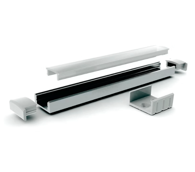 LED - Profiili Airam Slimline 7 Optical 60D Alumiini ACC 2m - KarelianStore