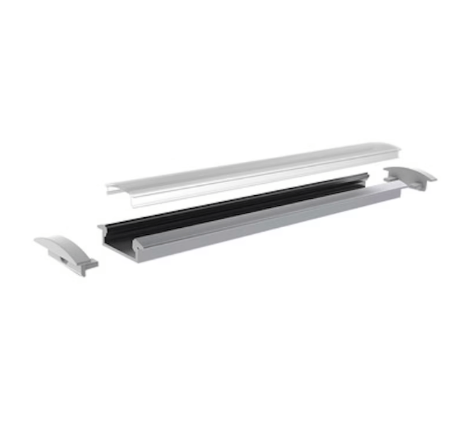 LED - Profiili Airam Slimline 8 Wide Alumiini PCC R Opaali 2m - KarelianStore