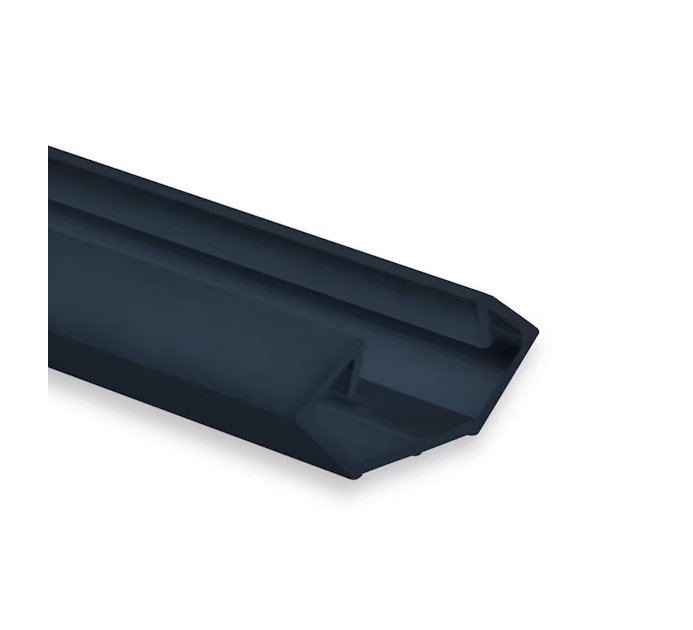 LED-profiili Galaxy PO23N Kulmaprofiili Musta 200 cm - KarelianStore