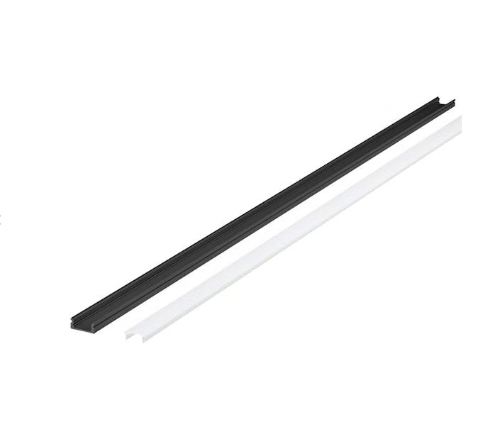 LED-profiili Limente Linea 200 17x8x200 Musta - KarelianStore