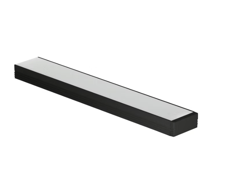 LED - Profiili Saas Highline Strip Rail 16x07 Musta 2500 mm - KarelianStore